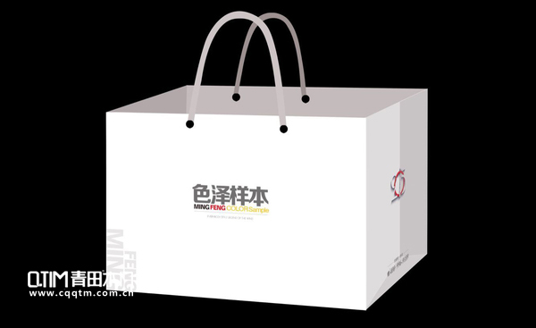 白色宣传手提袋
